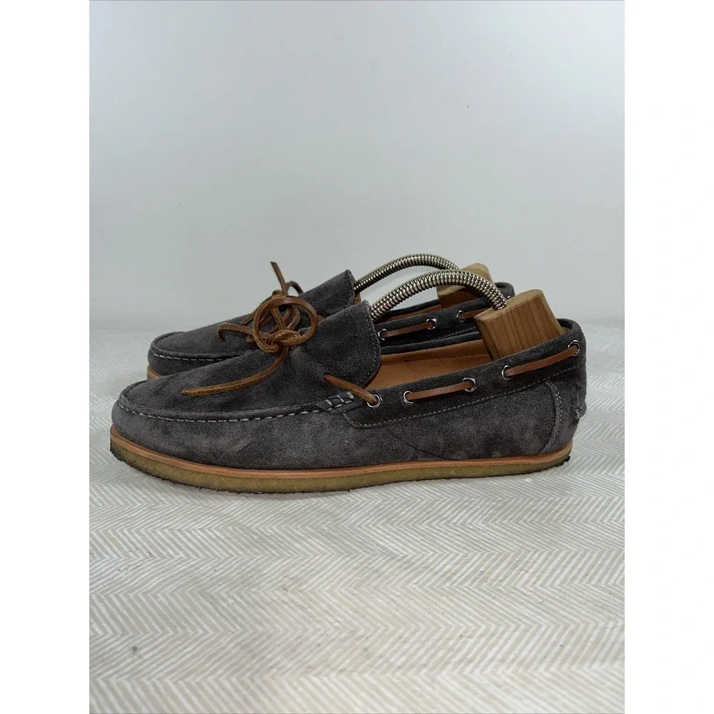 NEW REPUBLIC Flynn Boat Suede‎ Casual Gray Shoe Size 11 Mocasines Comfort Style